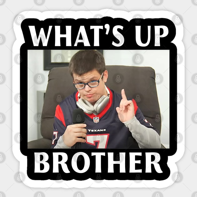 Sketch What's Up Brother Sketch Funny Meme Sticker by Eyecrawl ★★★★★